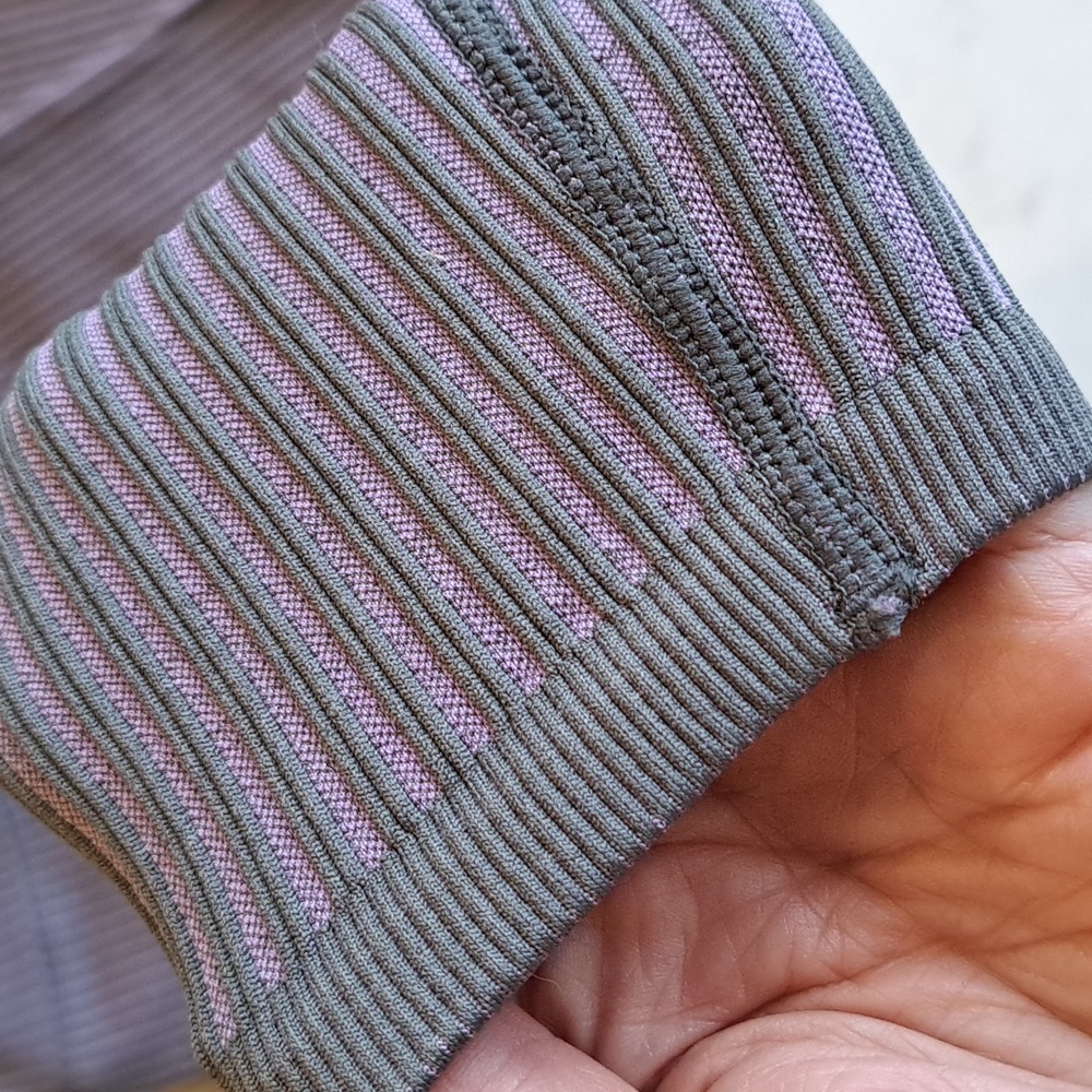 Striped Fabletics Rib Knit Leggings - Picture 4 of 4